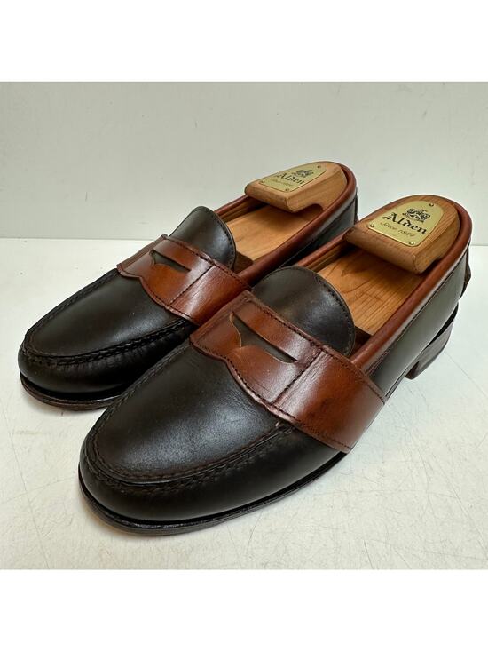 NEW HEELS Rancourt & Co. x H. S. Trask Brown Penny Loafer Handsewn USA 8.5 D main image 5